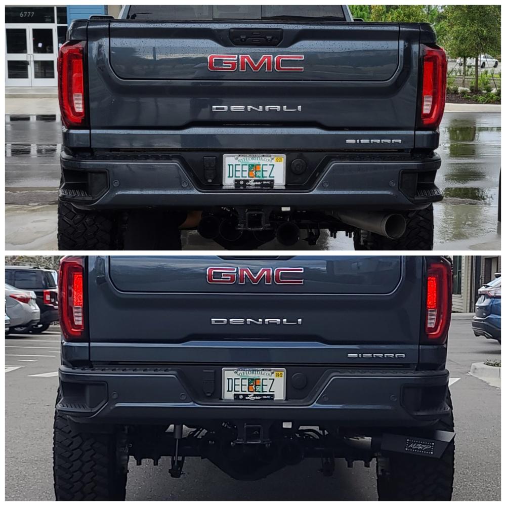 Tip, 6" Hex Tip 5" ID inlet 16" length, MBRP Logo, Black Coated - Customer Photo From Home Peterson