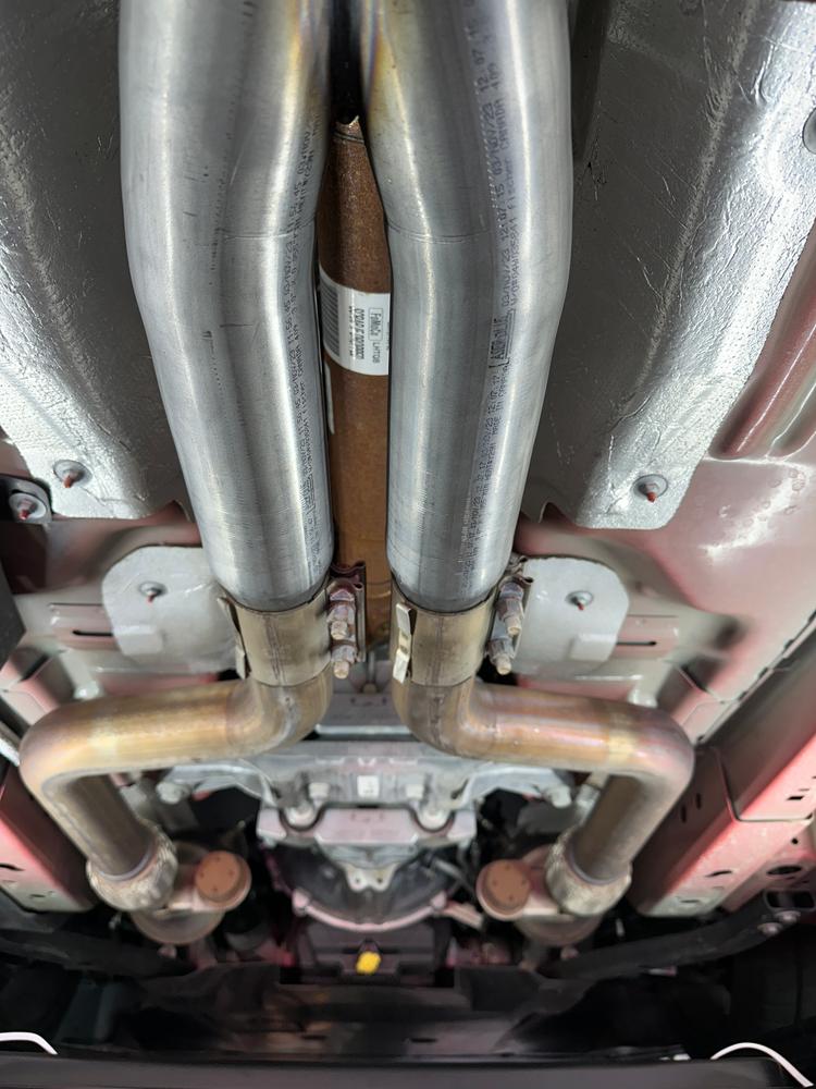 3" Resonator Delete X-Pipe, T409, Ford Mustang GT350 2015 - 2020 - Customer Photo From John Thompson