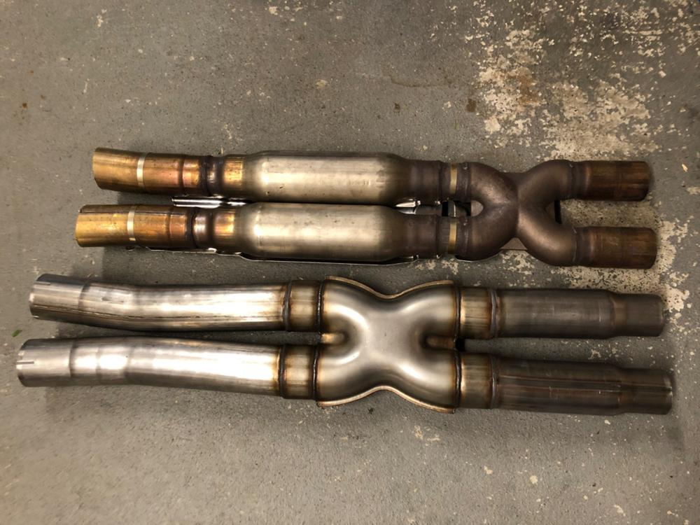 3" Resonator Delete X-Pipe, T409, Ford Mustang GT350 2015 - 2021 - Customer Photo From Rick Clark