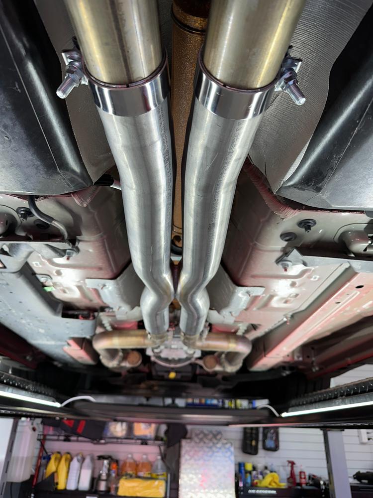 3" Resonator Delete X-Pipe, T409, Ford Mustang GT350 2015 - 2020 - Customer Photo From John Thompson