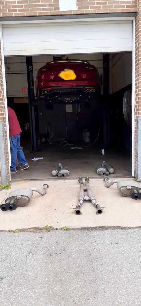 2.5" Cat Back, Dual Rear Exit, T304 Kia Stinger 3.3L RWD/AWD 2018 - 2021 - Customer Photo From Michael Kingrey