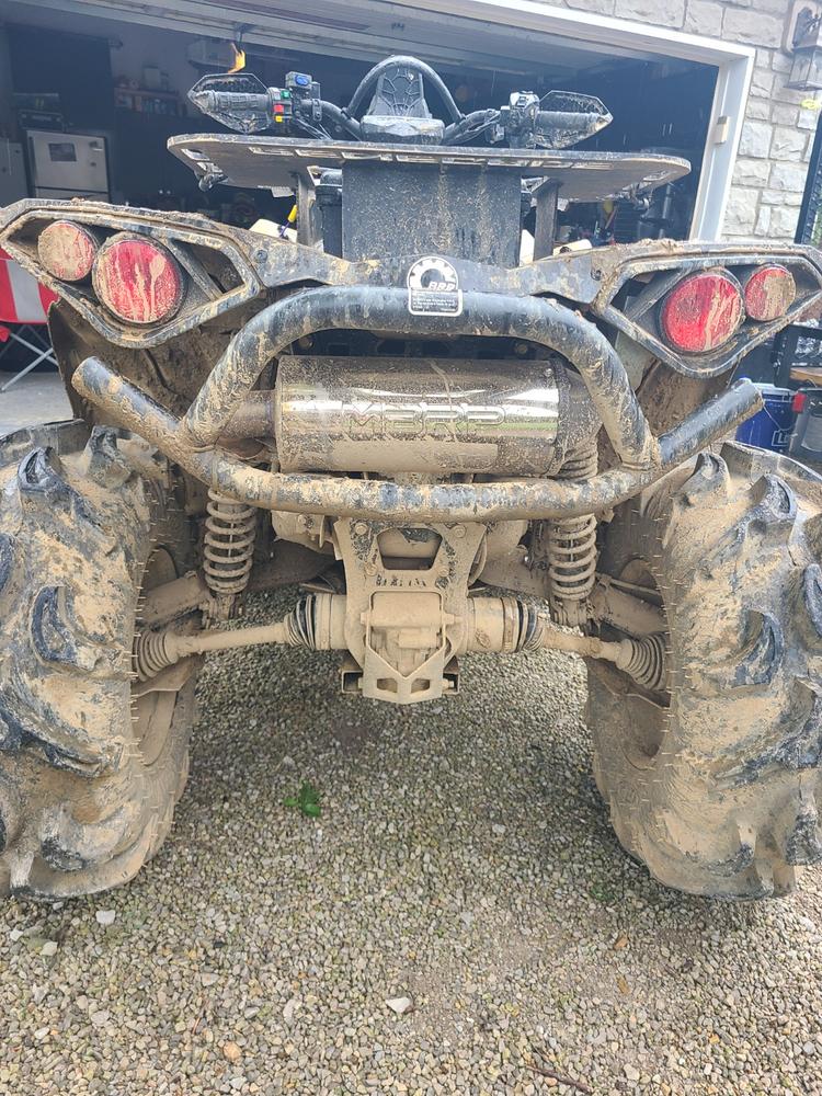 RJWC Mud Edition Split Dual Slip On Exhaust 1199 For Can Am