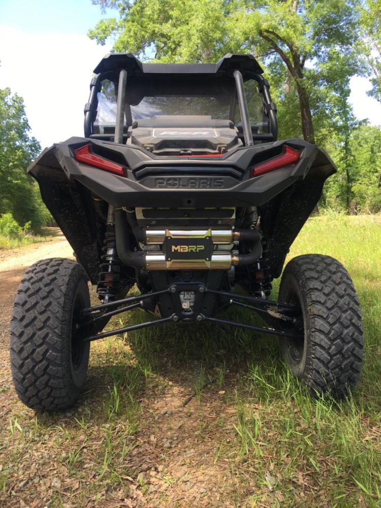 MBRP AT-9522PT Dual Slip-on Muffler 2018-2022 Polaris RZR XP