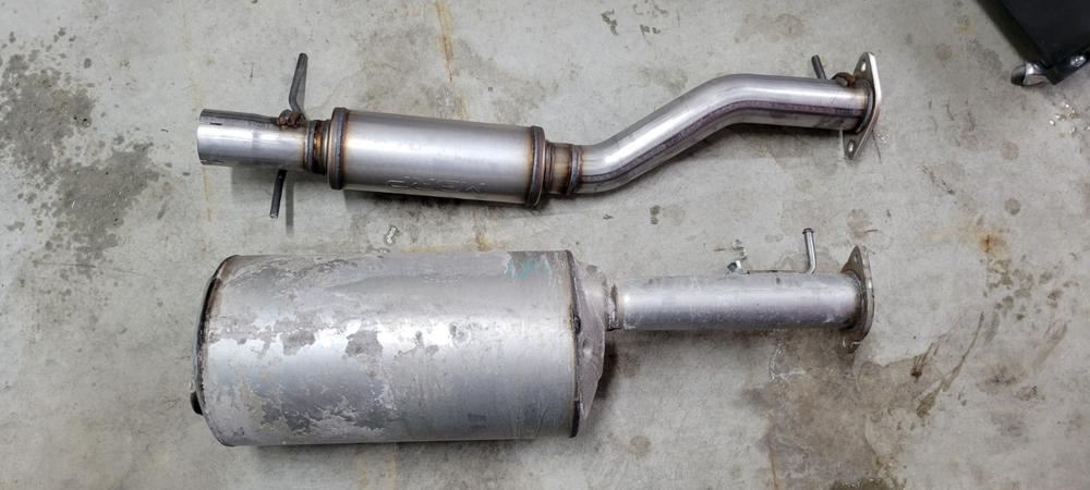 3" Single in/out Muffler Replacement, High Flow, T409, RAM 1500, 5.7L Hemi 2019- 2021 - Customer Photo From Greg Walters