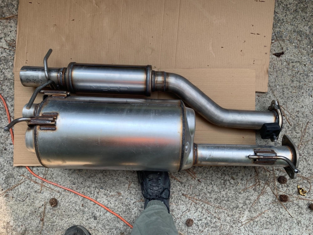 3" Single in/out Muffler Replacement, High Flow, T409, RAM 1500, 5.7L Hemi 2019- 2021 - Customer Photo From Matt S.