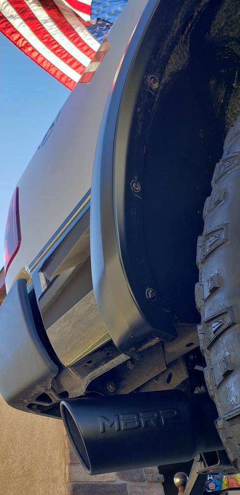 4" Cat Back 2014-2022 Dodge Ram 2500/3500 6.4L, Single Exhaust System,  PRO Series - Customer Photo From Zane Louis