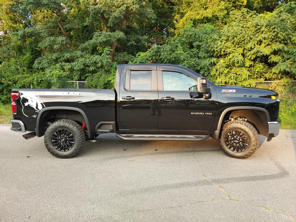 4" Cat Back Exhaust 2020-2021 Chevy Silverado / GMC Sierra 2500/3500 6.6L, T304 SS - Customer Photo From Steven Bordenuk 
