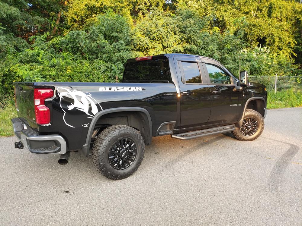 4" Cat Back Exhaust 2020-2021 Chevy Silverado / GMC Sierra 2500/3500 6.6L, T304 SS - Customer Photo From Steven Bordenuk 