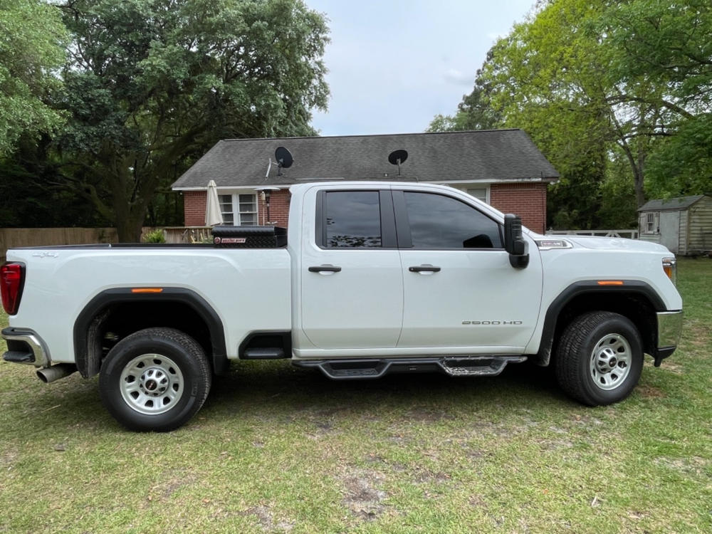 4" Cat Back Exhaust 2020-2021 Chevy Silverado / GMC Sierra 2500/3500 6.6L,  AL - Customer Photo From neal beckman