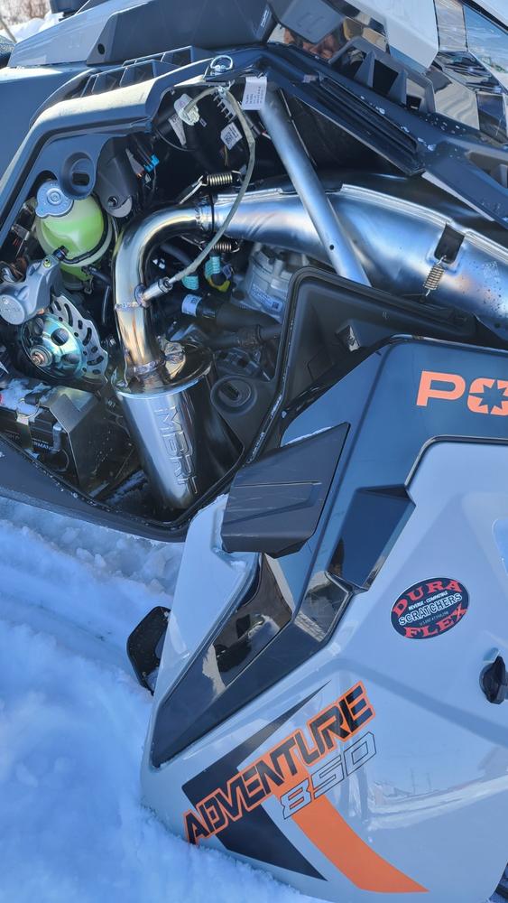 2019-2023 Polaris Matryx 850/650, AXYS CHASSIS Patriot 850 All Models Snowmobile Trail Exhaust - Customer Photo From Gabriel t. Wilson