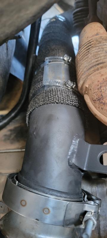 3" Down Pipe, Chevy/GMC 6.6L Duramax 2004.5 - 2010 - Customer Photo From Joseph Aguirre