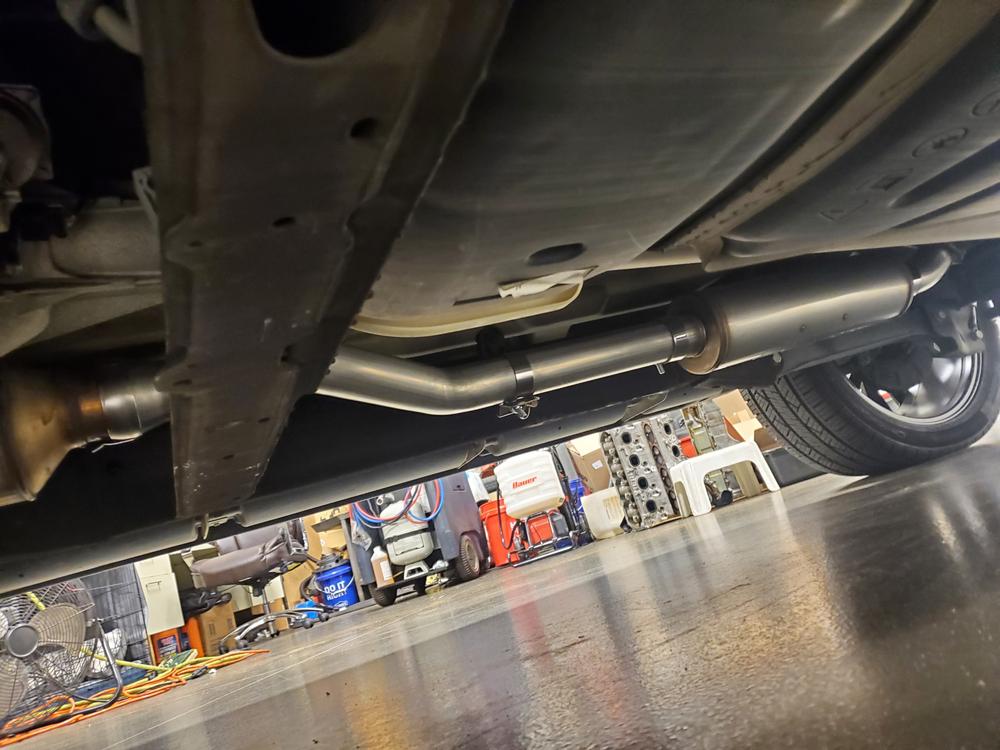 3" Cat Back 2015-2020 Chevrolet Suburban/Tahoe, GMC Yukon/Yukon XL, Cadillac Escalade 5.3L/6.2L, Single Side, T304 Stainless Steel - Customer Photo From Carmine B.