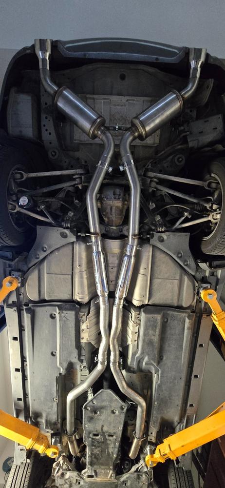 3" Cat-Back, Dual Split Rear, 2016-2024 Infiniti Q50 3.0L, T304 SS, Tour Profile - Customer Photo From Brandan Lewis