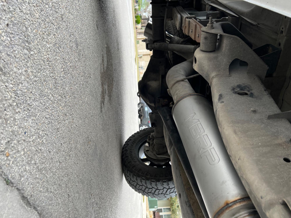 5" Installer Series Quiet Tone Muffler Resonator, 8" Dia. Body, 31" Overall, AL - Customer Photo From Dawson Milner