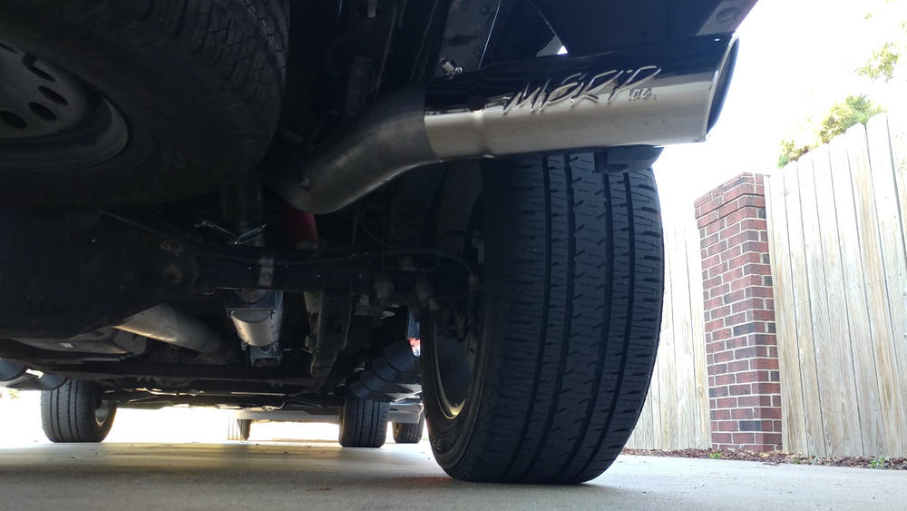 MBRP S5080BLK-MBRP Armor BLK Single Side Exit Cat Back Exhaust | 3 Diameter | Aluminized Steel