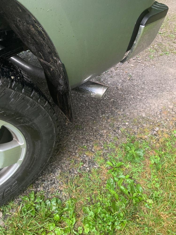 2.5" Cat Back, Dual Side, T409, Toyota Tundra 4.7/5.7L V8, DC-Std. & CM-SB 2007 - 2009 - Customer Photo From Tammy Chidester