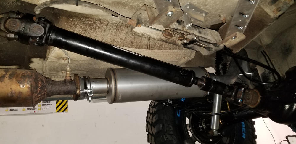 2.5" Cat Back, Single, AL, Jeep 2.5L/4.0L Cherokee 1986 - 2001 - Customer Photo From BILL SUNDBERG
