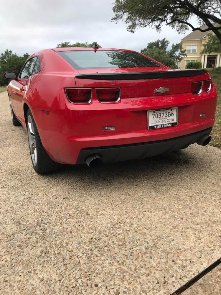 3" Axle Back, Muffler Delete, Aluminized, Chevy Camaro, V6 3.6L 2010 - 2015 - Customer Photo From Cesar Carrillo
