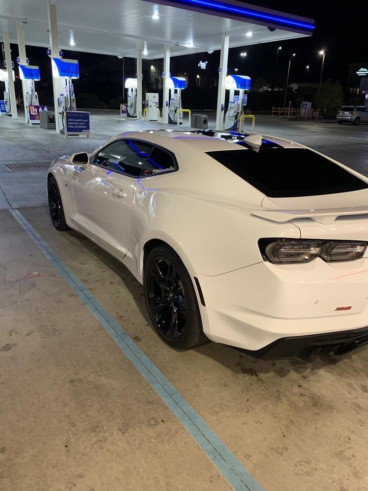 3" Dual Axle Back, Quad Tips, Black Coated, Chevy Camaro SS & ZL1 6.2L 2016 - 2021 - Customer Photo From nick g.