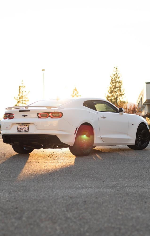 3" Dual Axle Back, Quad Tips, Black Coated, Chevy Camaro SS & ZL1 6.2L 2016 - 2021 - Customer Photo From nick g.