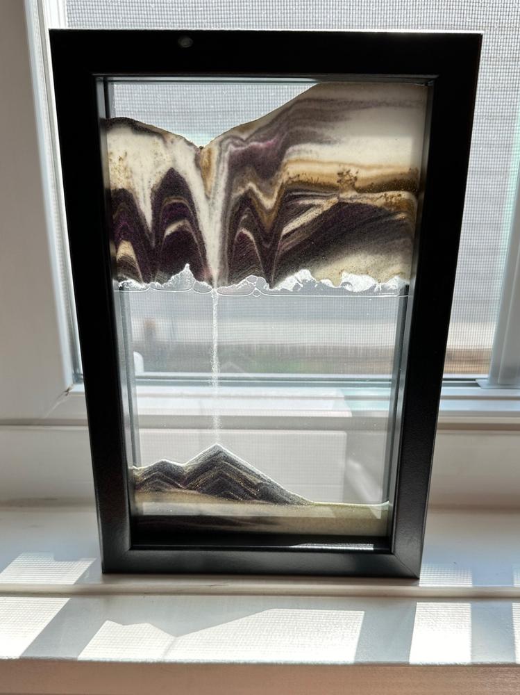 Horizon Black Moving Sand Art- By Klaus Bosch - Customer Photo From Kara Nielsen