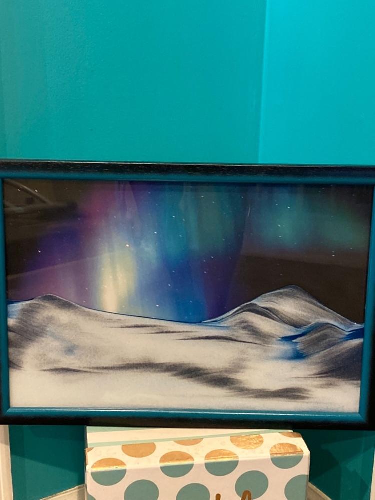 Aurora Borealis Movie Moving Sand Art- By Klaus Bosch - Customer Photo From Laura N.