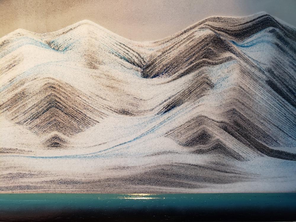 Aurora Borealis Movie Moving Sand Art- By Klaus Bosch - Customer Photo From Kari Elliott