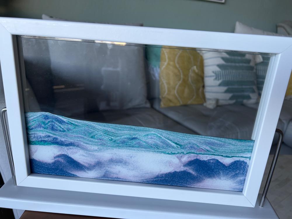 New!! Landscape White Starlight Moving Sand Art- By Klaus Bosch - Customer Photo From Lucy Morris