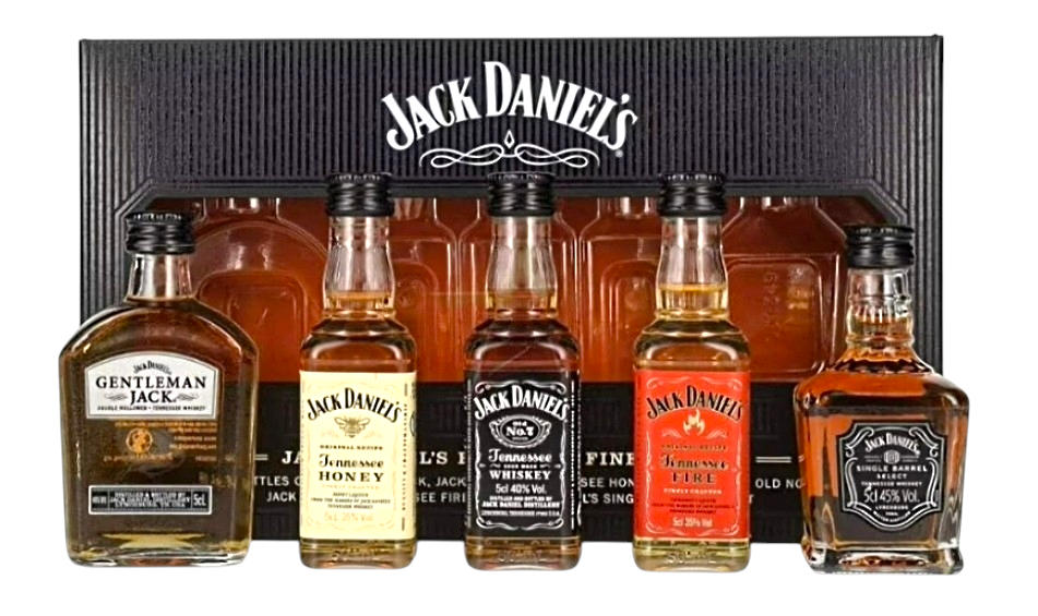 Jack Daniel's 5-Pack Gift Set | Old No.7 Gentleman Single Barrel