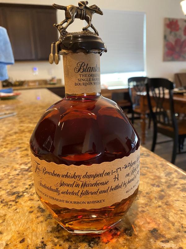 Buy Blanton's Original Single Barrel Bourbon Whiskey Online - Wooden Cork