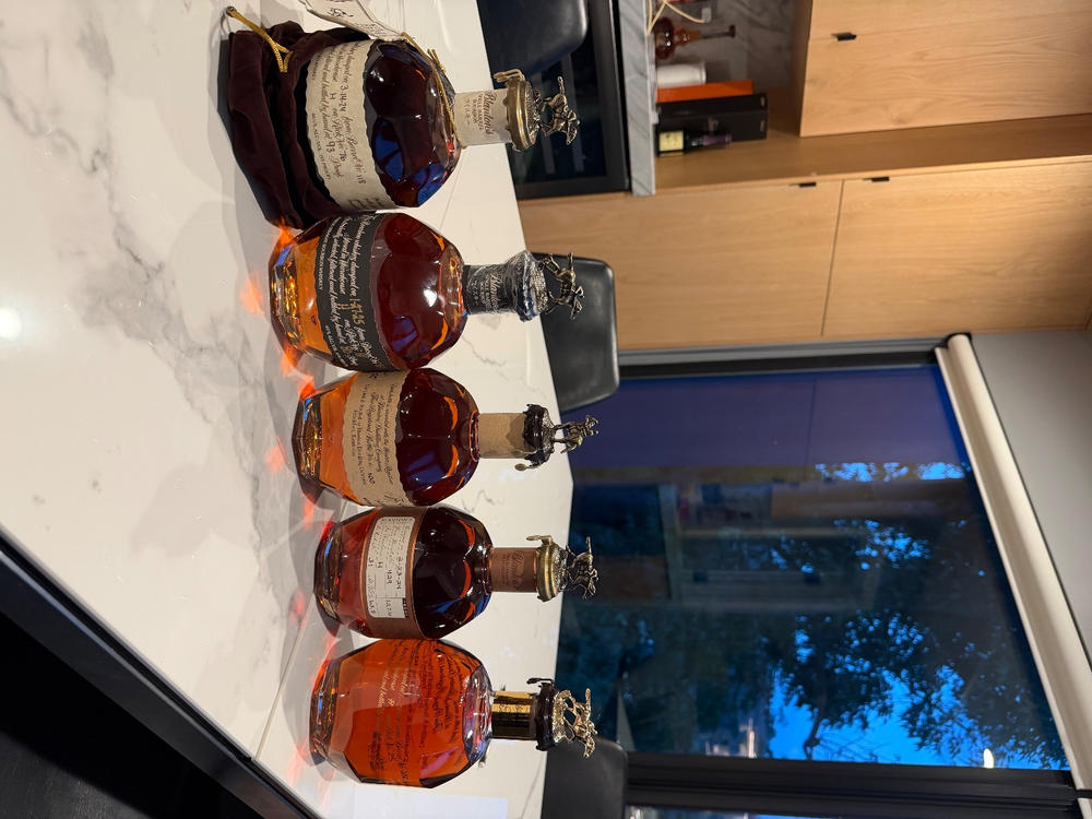 Blanton's 5 Bottle Lineup Collection | Original, Black, Red, Green