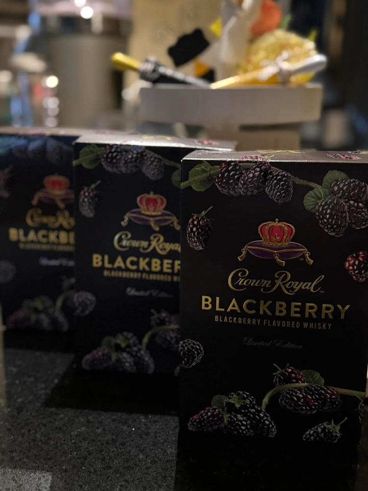 Crown Royal Blackberry Flavored Whisky 3 Pack – Wooden Cork Crown Royal Blackberry Flavored Whisky 3 Pack – Wooden Cork