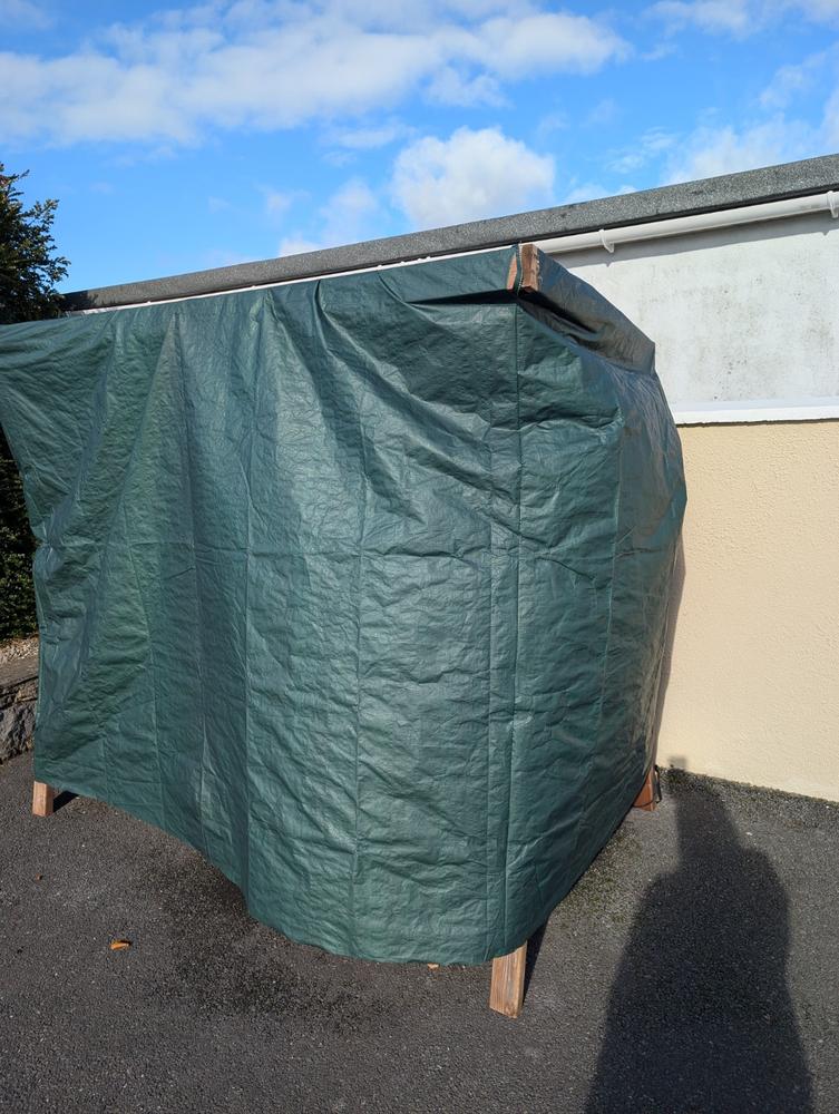 Charles Taylor Wooden Garden Furniture Three Seat Swing Cover - Customer Photo From Chris Finnegan