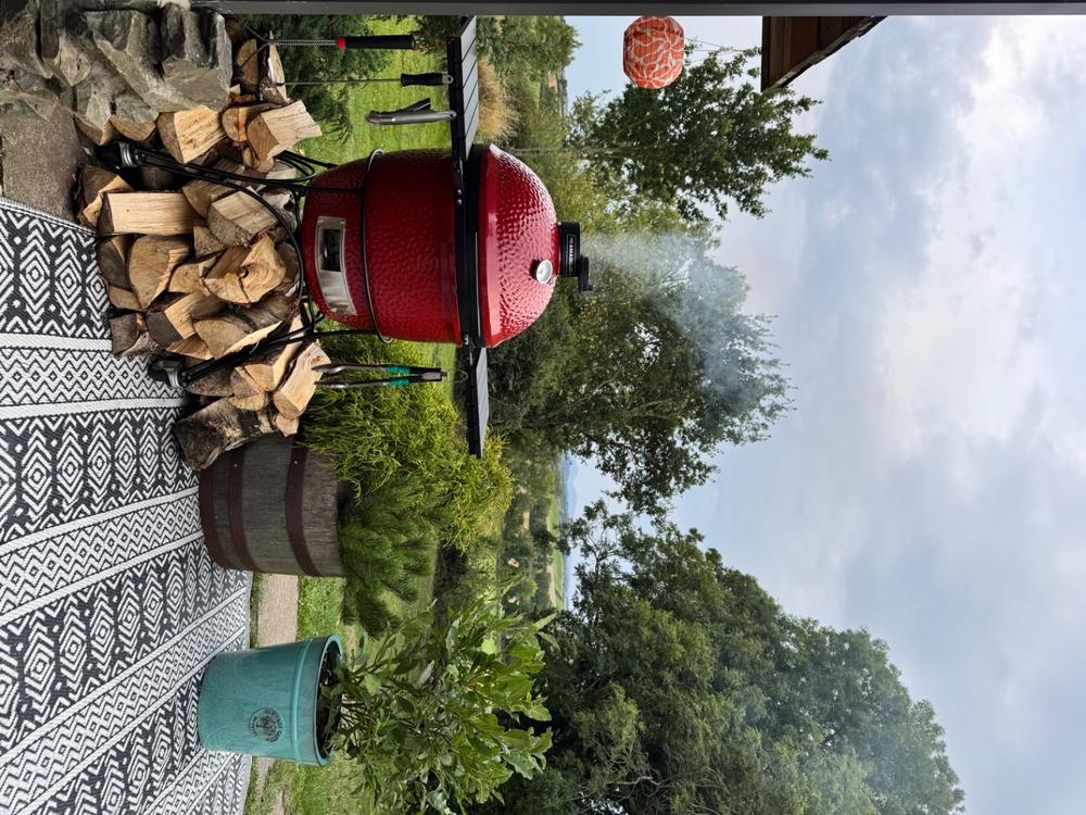 Kamado Joe - Classic Joe™ Grill - Series I - Customer Photo From Jason McGrugan