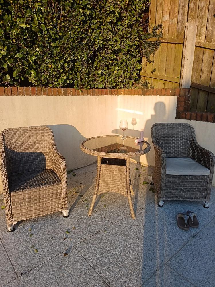 Kettler Charlbury Signature Bistro Set - Customer Photo From Valeria Jennings