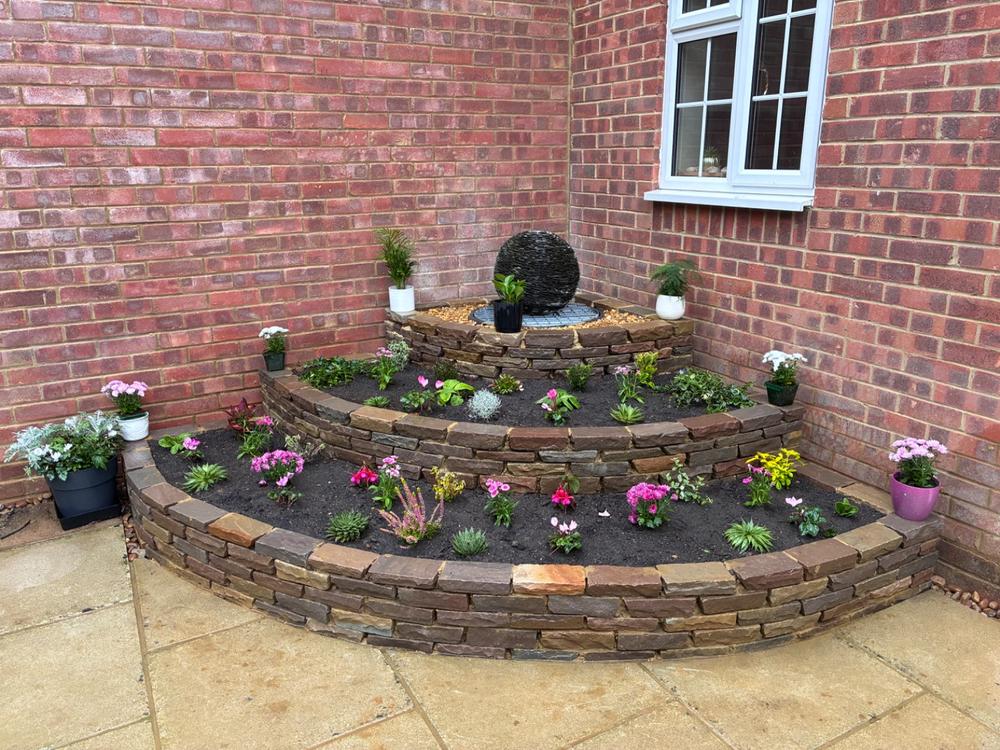 Slate Ball Water Feature with Complete Kit (Sizes 400mm up to 900mm) - Customer Photo From Ana-Maria Broscatan