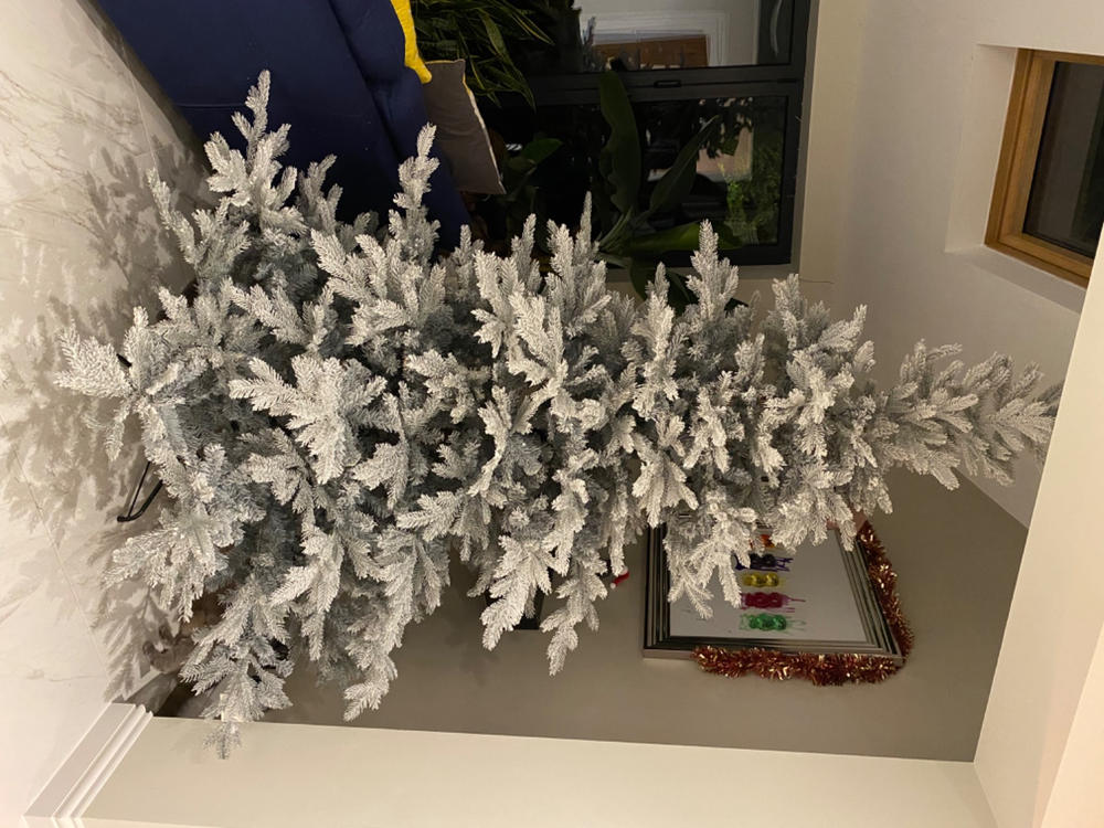 Everlands Grandis Frosted Christmas Tree 8ft / 240cm - Customer Photo From Wesley Babajews