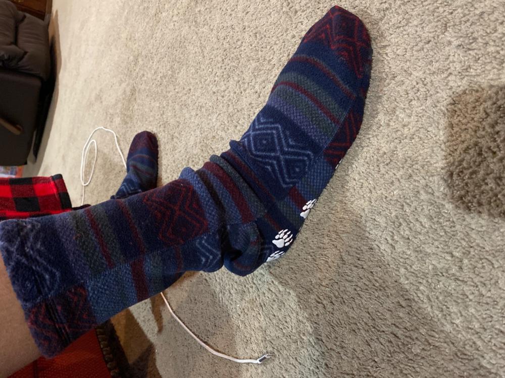 Polar Feet Adult Socks - Nordic - Customer Photo From Lori Black