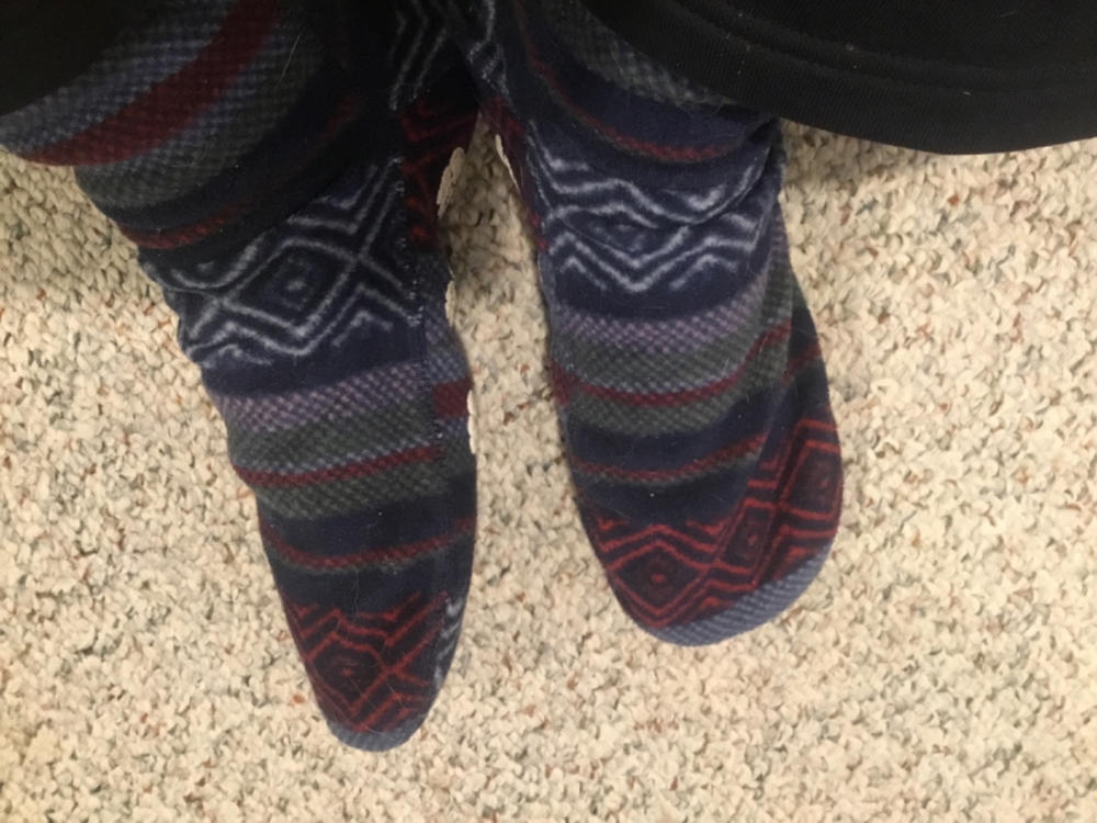Polar Feet Adult Socks - Denim - Customer Photo From felicia black