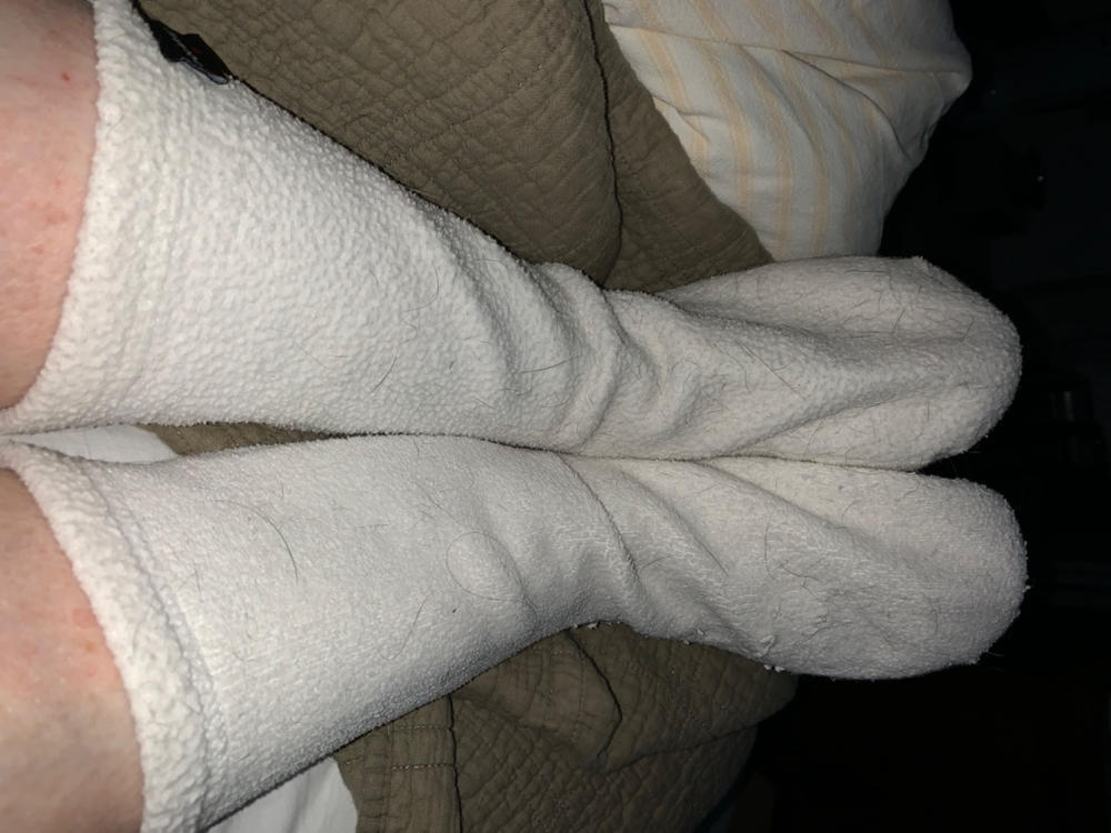 Polar Feet Adult Socks - Denim - Customer Photo From elizabeth Tapp