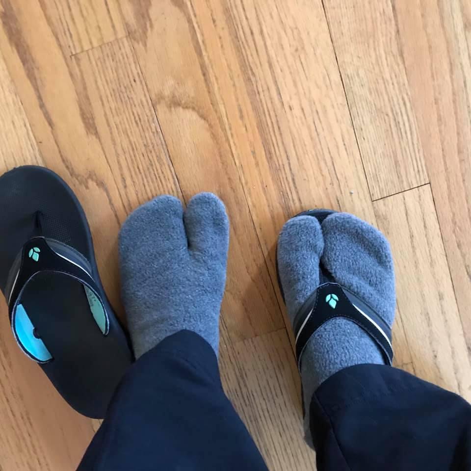 Fleece Tabi Socks | Flip flop Sandal Socks | Toe Socks – Polar Feet® Ltd