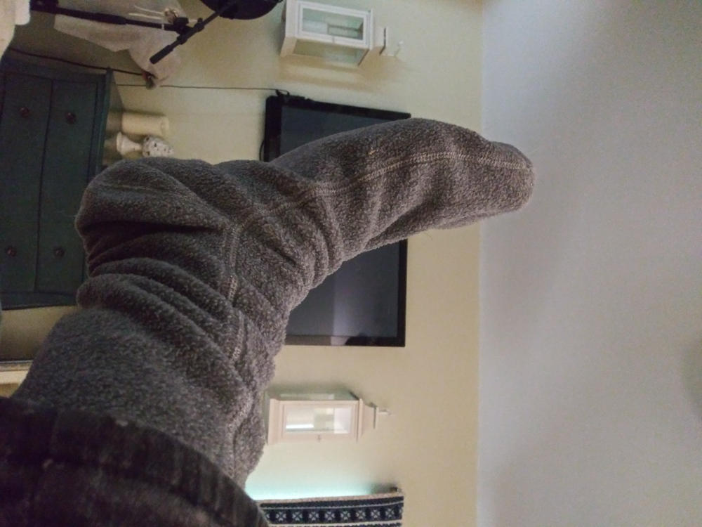Polar Feet® Fleece Socks - Soft Grey - Customer Photo From HEATHER SMITH