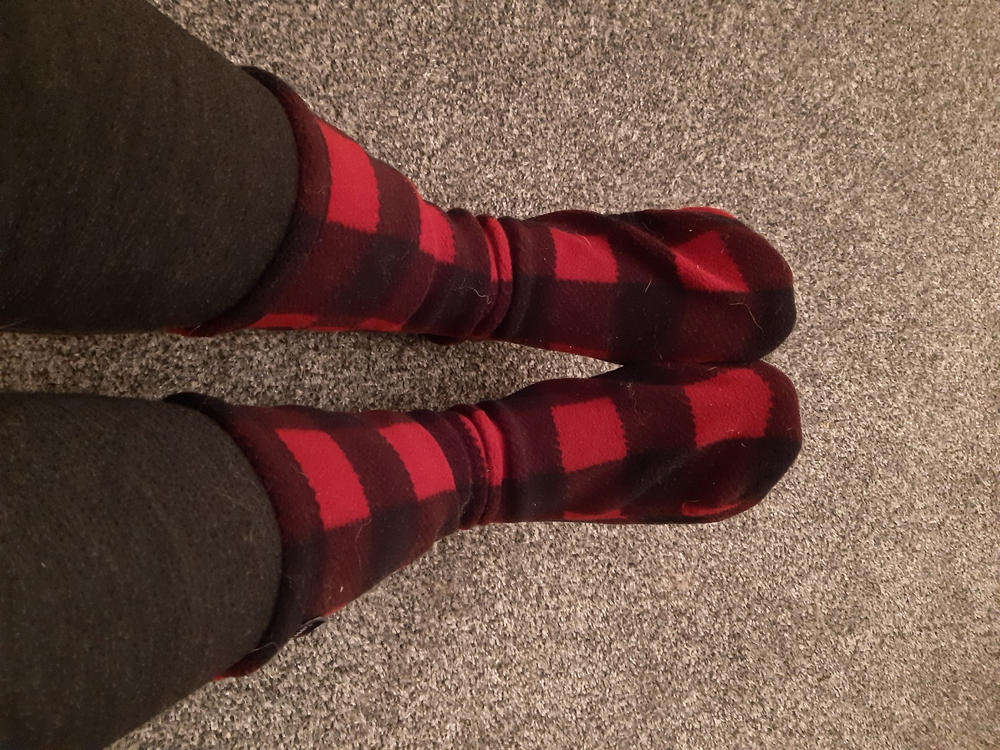 Polar Feet® Fleece Socks - Lumberjack - Customer Photo From Amanda Ramsahai
