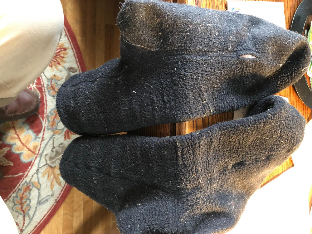 Polar Feet® Supersoft Fleece Socks - Black - Customer Photo From Frederick Crowe