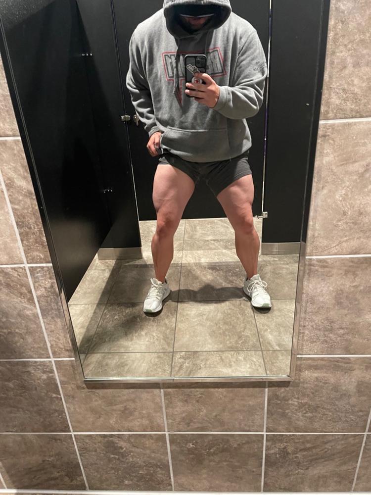 Gaspari - Athletic-Fit Shorts (Charcoal) - Customer Photo From Tyler B.