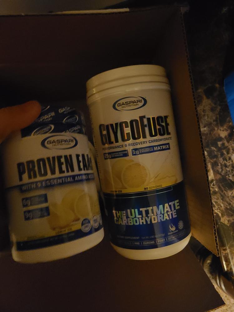 Recover Your Mass Stack - GLYCOFUSE/PROVEN EAAs™ - Customer Photo From Matthew A.
