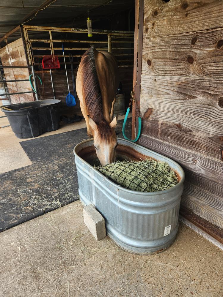 Square Bale Hay Net - Customer Photo From Karen Adams