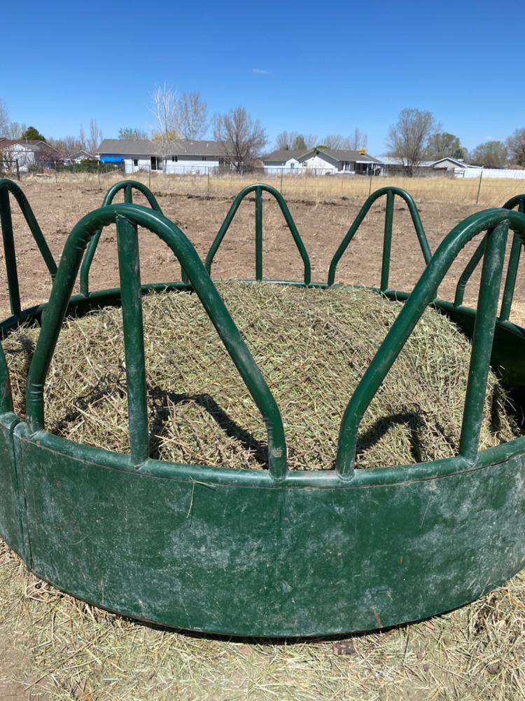 Heavy Gauge Round Bale Hay Net - Customer Photo From Alaina Bailey