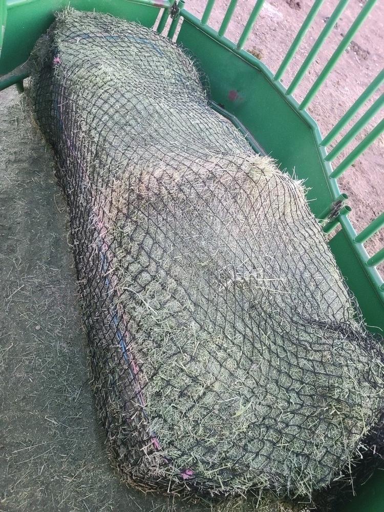 Large Square Bale Hay Net - Customer Photo From Erin souza
