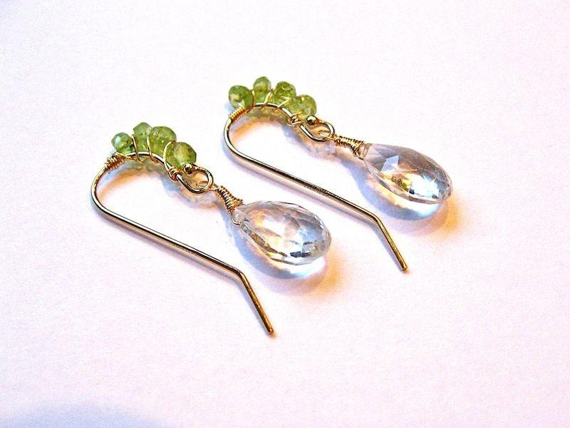 14K Gold Filled Ear Wires, Earring Hooks, Nickel Free, 1/20 GF